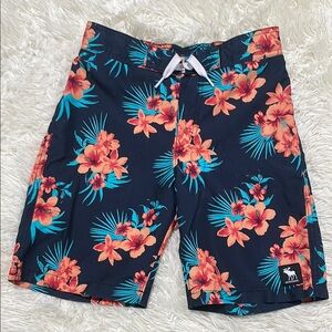Abercrombie Kids Tropical Floral Swim Shorts